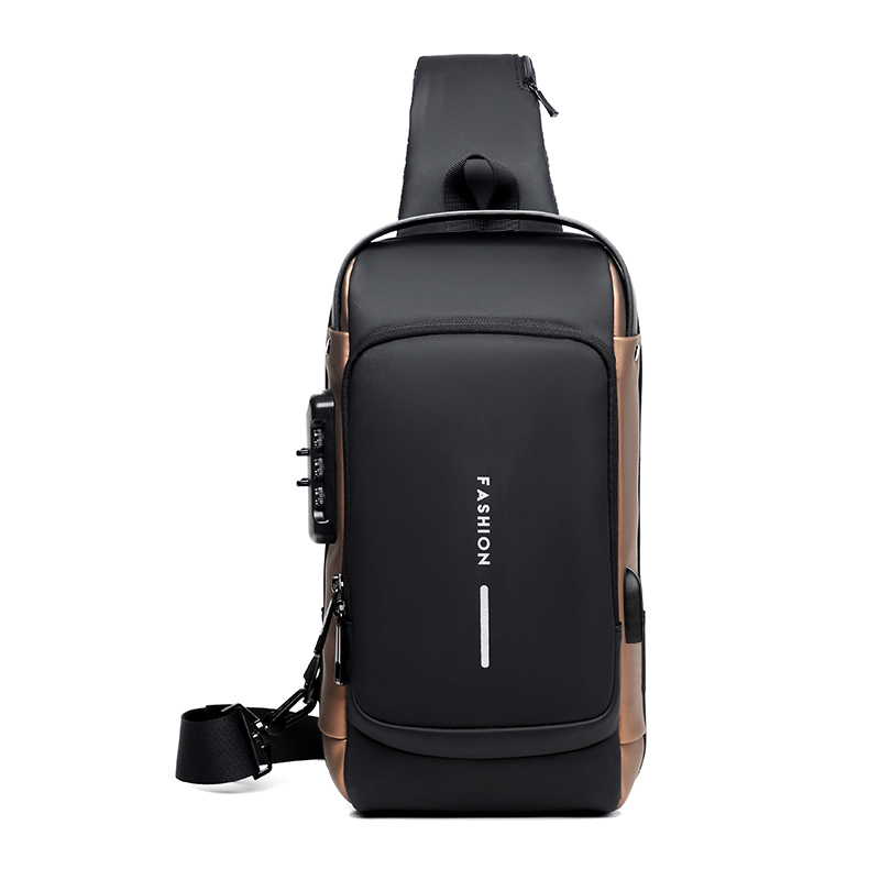 Men Accessories For Travel - Bolsa de Ombro Multifuncional Antifurto USB