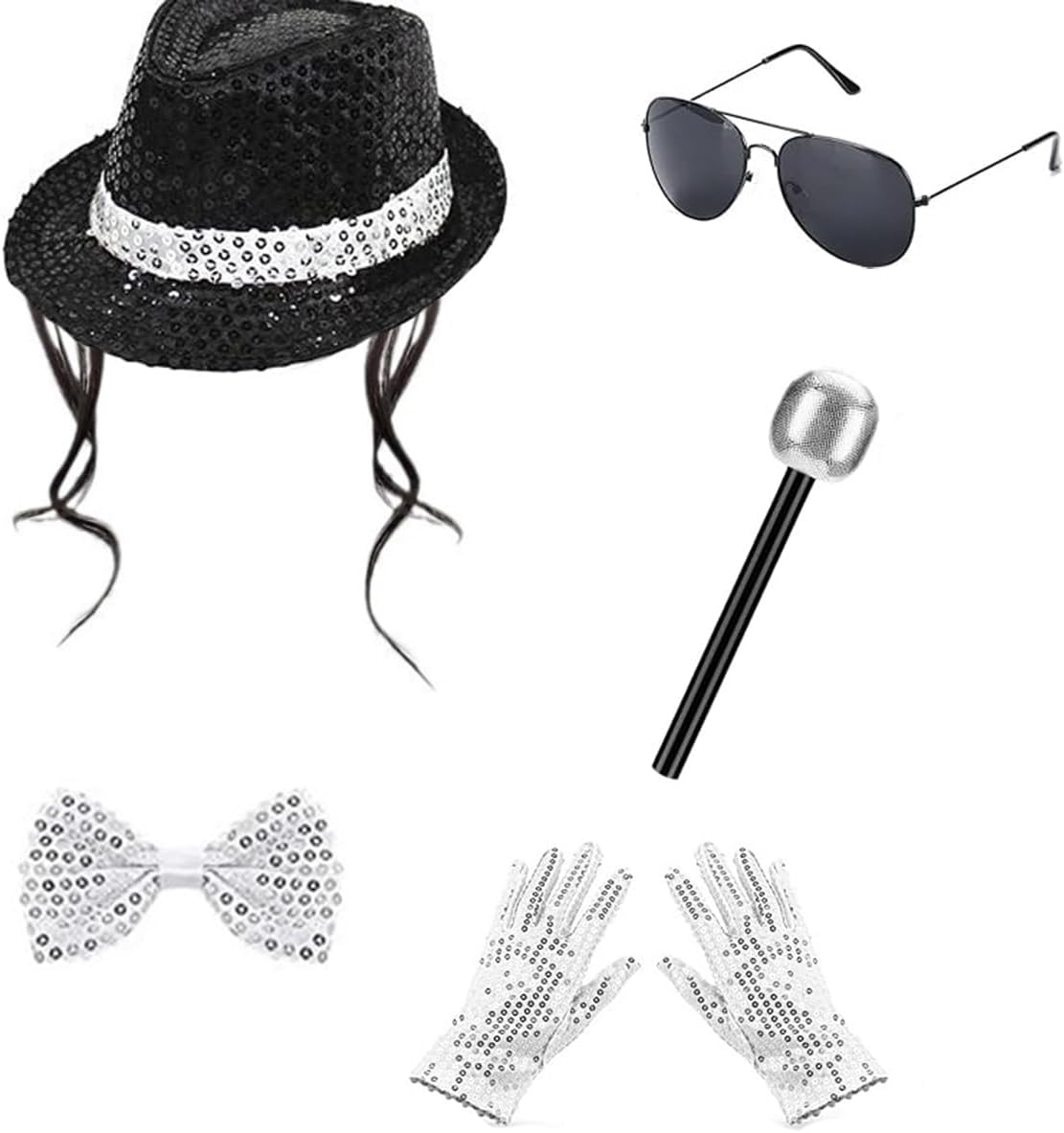 Men'S Accessories In The 80S - Fantasia de Dançarino Masculino para Halloween,