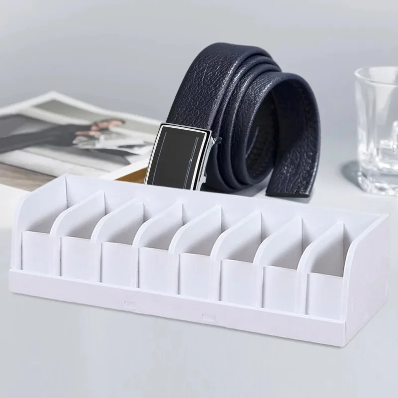 Men'S Accessories Organizer For Wardrobe - Caixa organizadora de cinto, 6/8/10 grades,