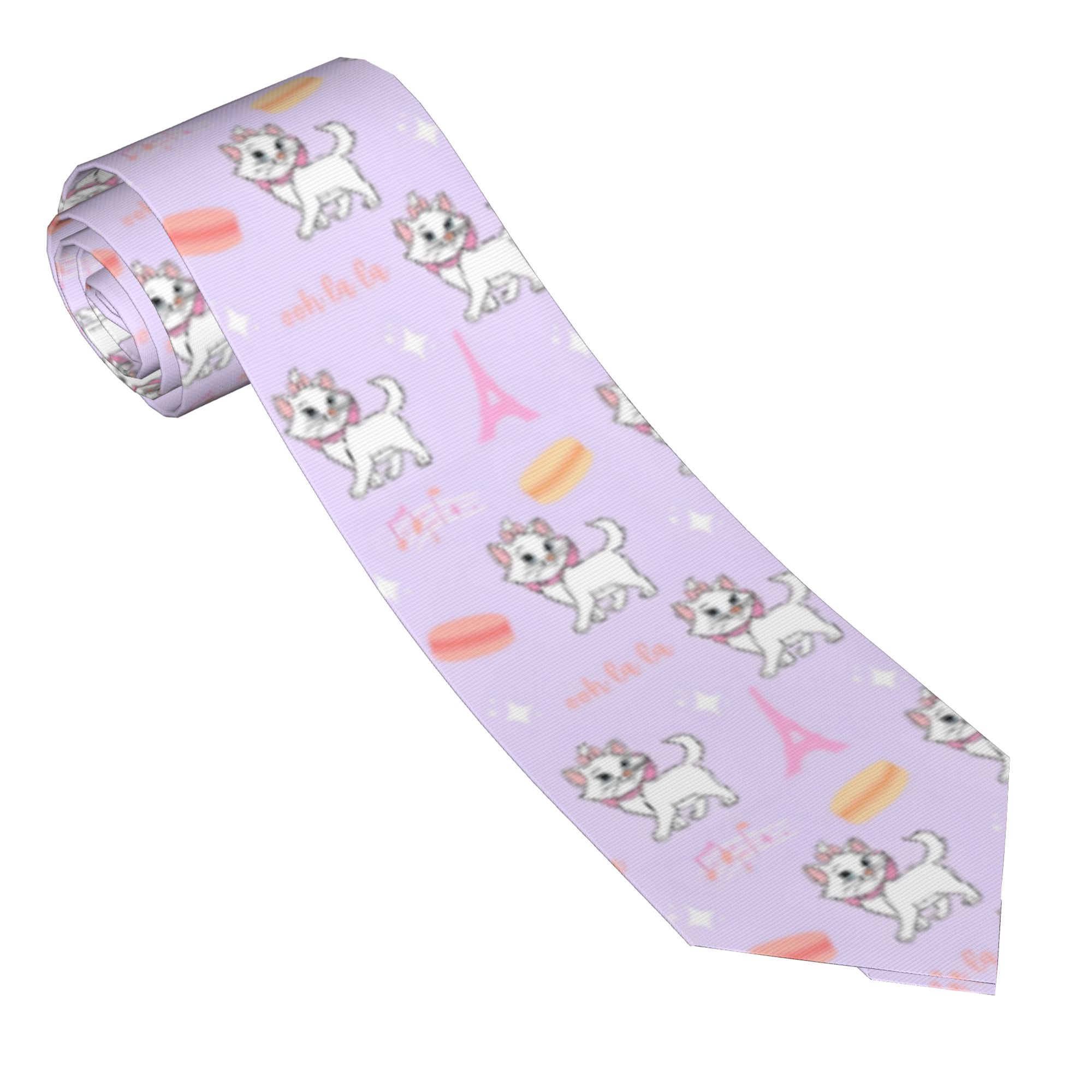 Men'S Accessories Paris - Gravata Unissex Aristocats Maries Cats Fina