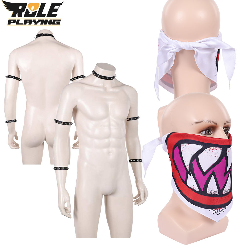 Men Accessories Wrist - Acessórios de Fantasia Bowser Jr: Cachecol,