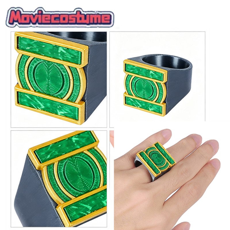 Men Accessories Jordan - Anéis de Dedo Verde Dourado para