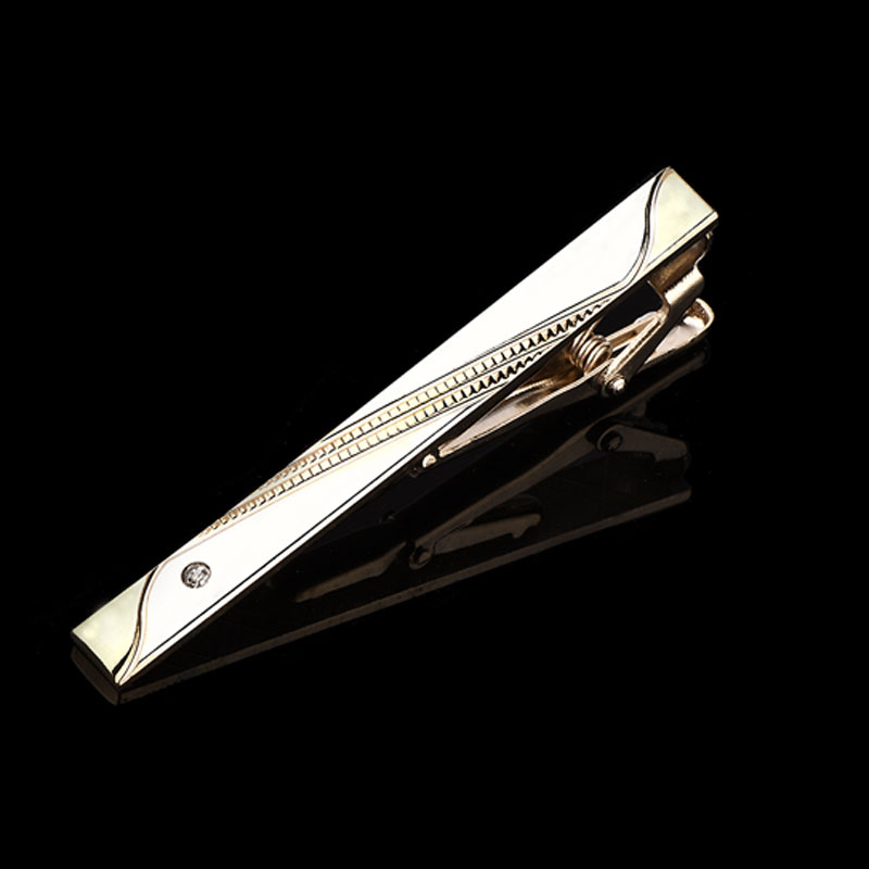 Men Accessories Silver - 1 peça de prendedor de gravata