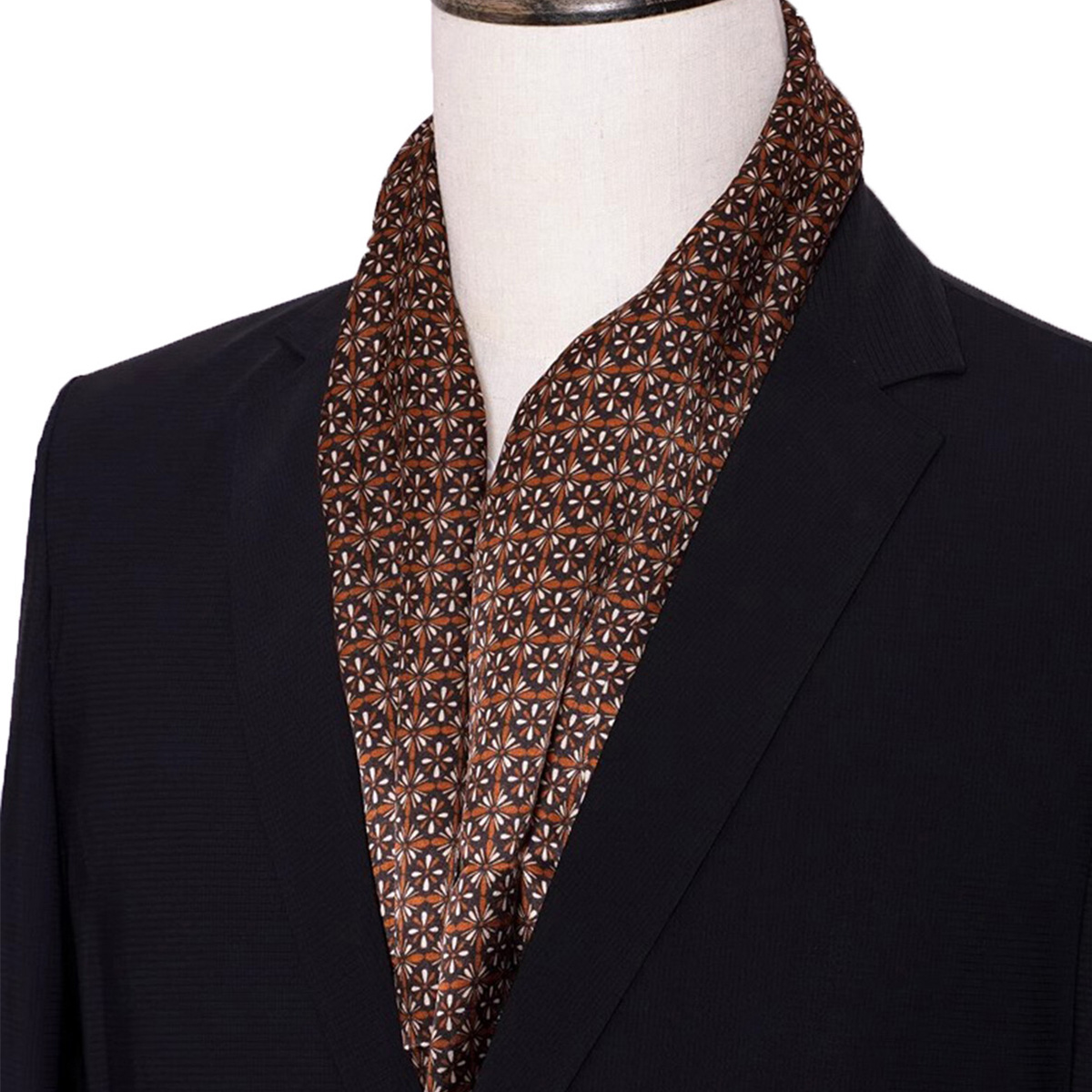 Novo lenço de seda listrado ma - Men Accessories For Travel avaliação e preço
