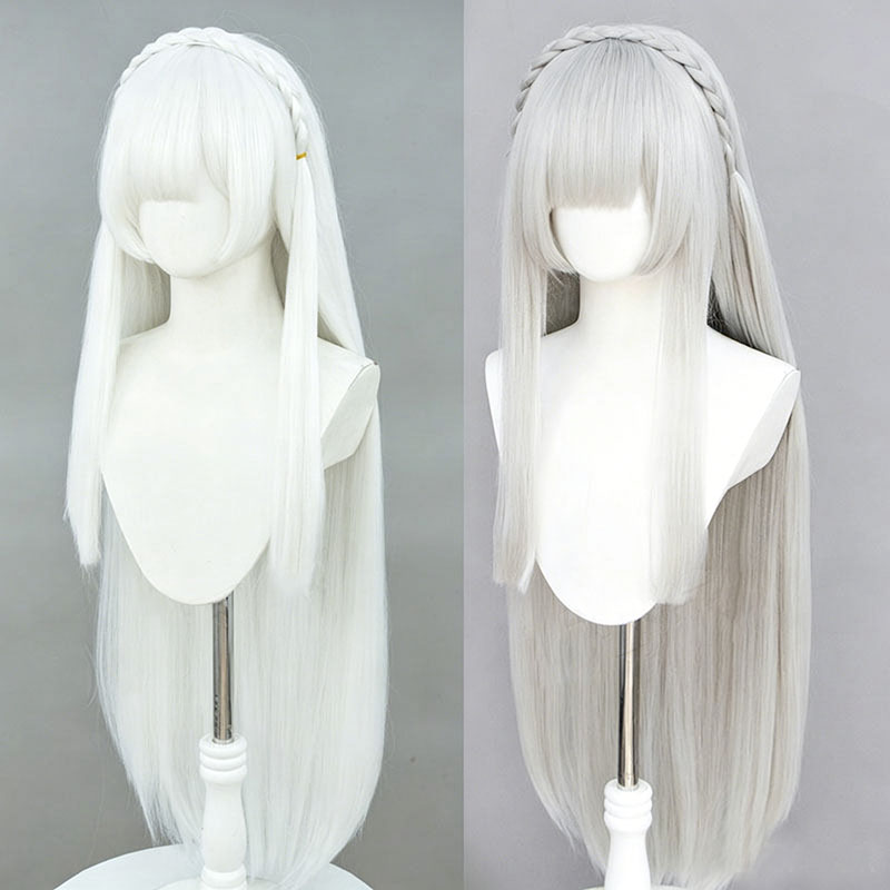Peruca de cosplay anime re:zer - Men Accessories Silver avaliação e preço
