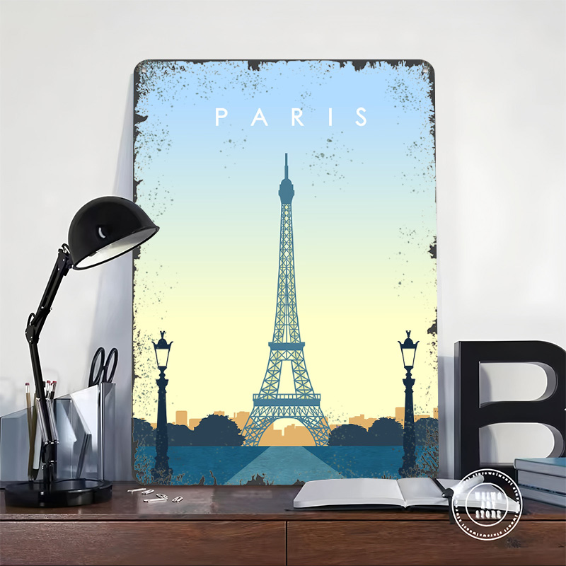 Placa de Metal Vintage Persona - Men'S Accessories Paris avaliação e preço