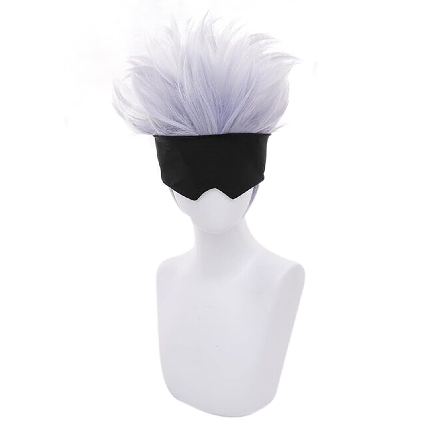 Peruca Cosplay Curta Ondulada, - Men Accessories Silver avaliação e preço