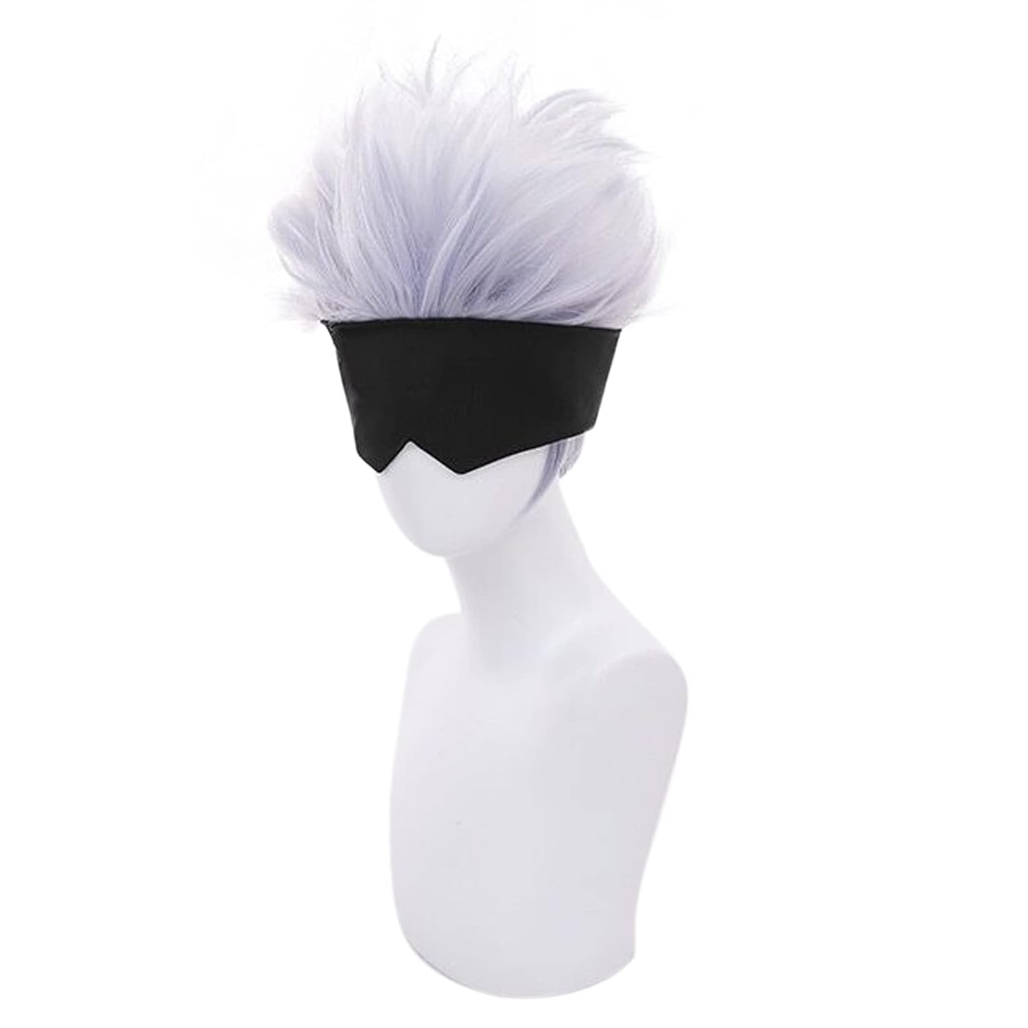 Peruca Cosplay Curta Ondulada, - Men Accessories Silver avaliação e preço