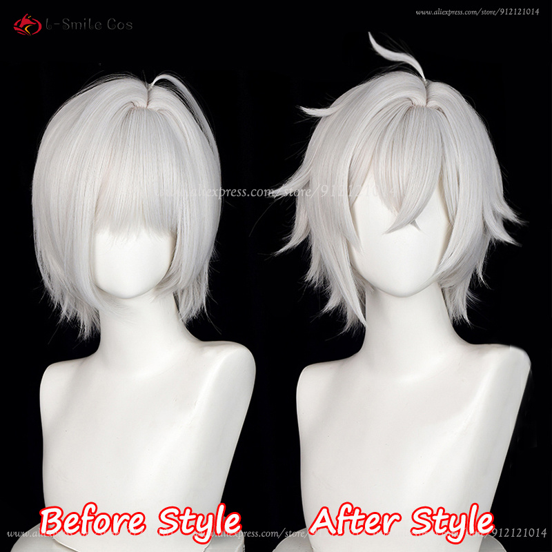 Peruca de cosplay zzz Seth Low - Men Accessories Silver avaliação e preço
