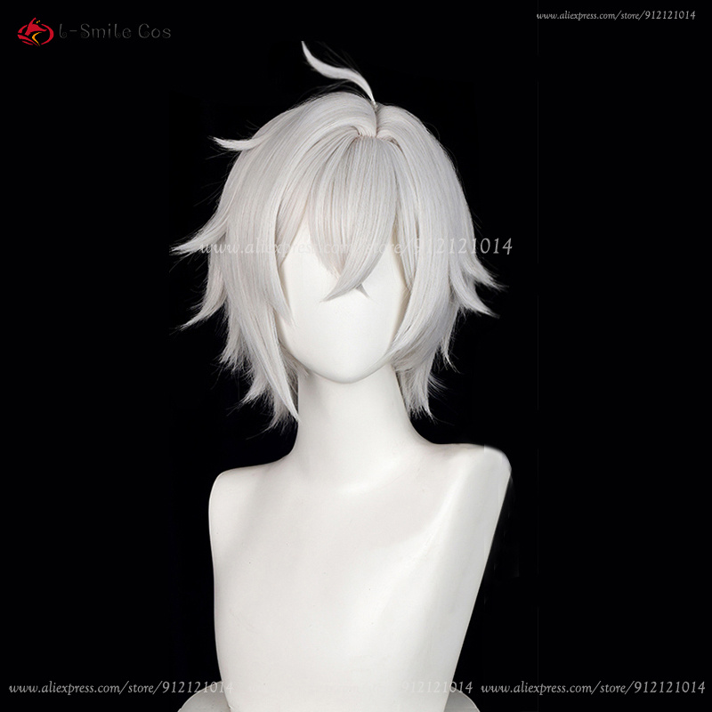 Peruca de cosplay zzz Seth Low - Men Accessories Silver avaliação e preço