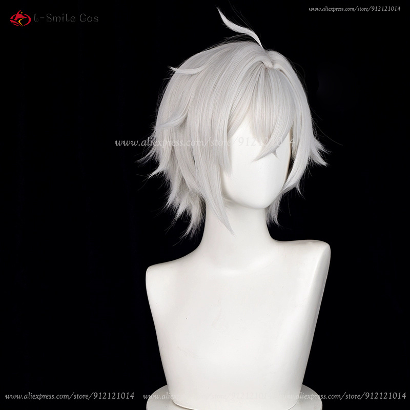 Peruca de cosplay zzz Seth Low - Men Accessories Silver avaliação e preço