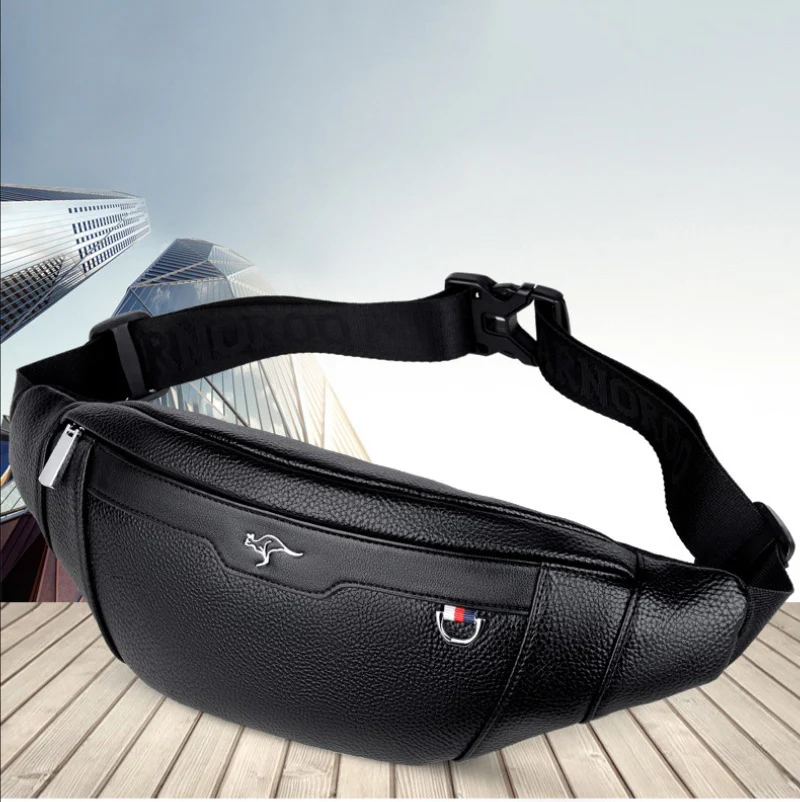 Bolsa de Cintura de Couro para - Men Accessories For Travel avaliação e preço