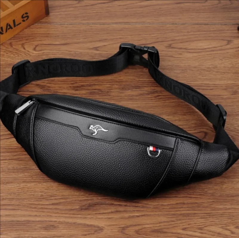 Bolsa de Cintura de Couro para - Men Accessories For Travel avaliação e preço