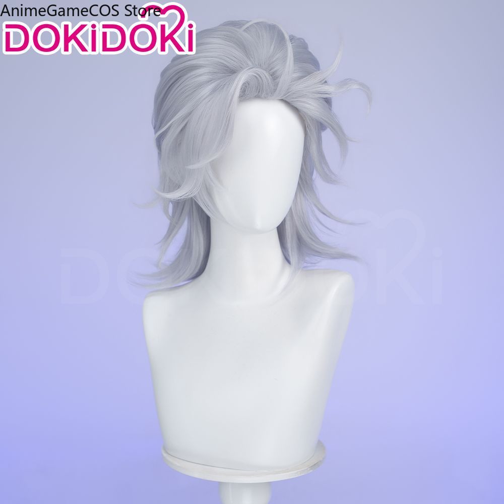 Peruca Cosplay Anime Record of - Men Accessories Silver avaliação e preço
