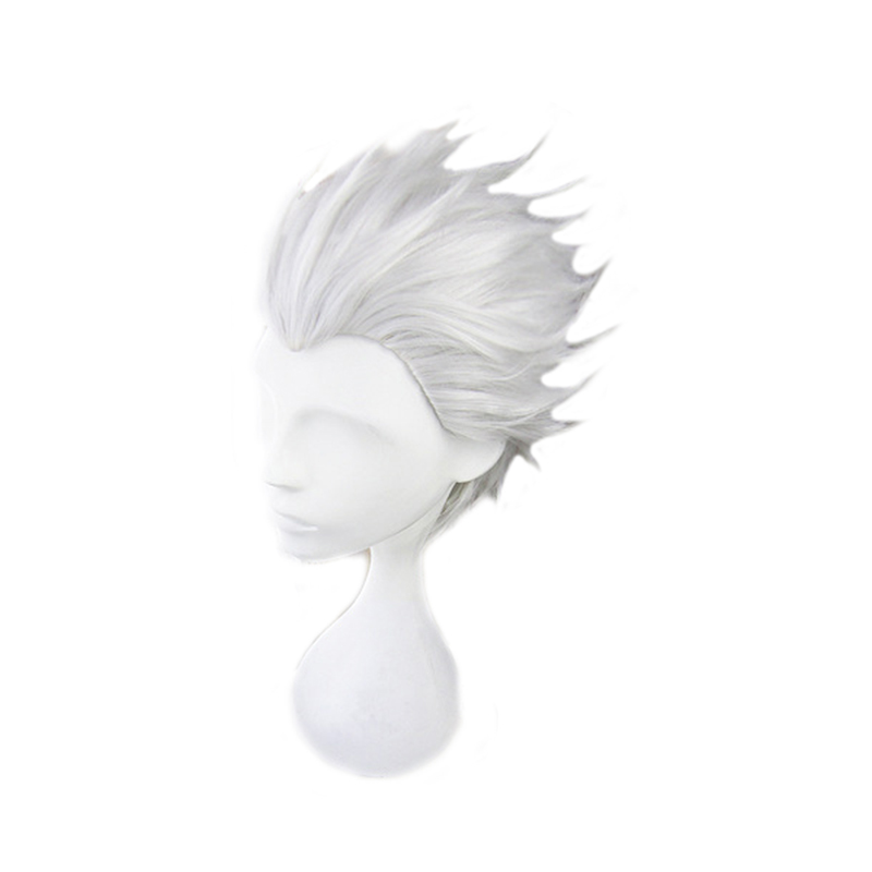 Peruca curta prateada cinza co - Men Accessories Silver avaliação e preço