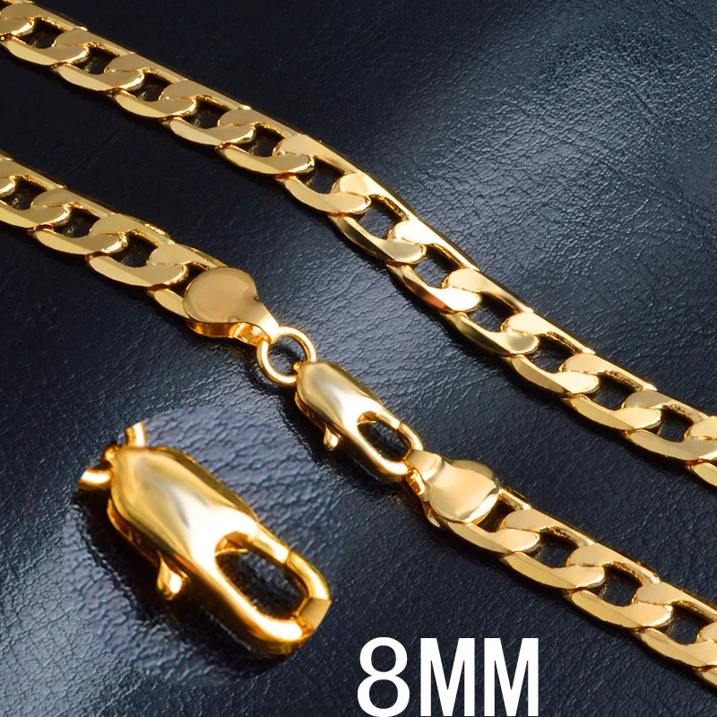 Colar de corrente lateral de 8 - Men'S Accessories Affordable avaliação e preço