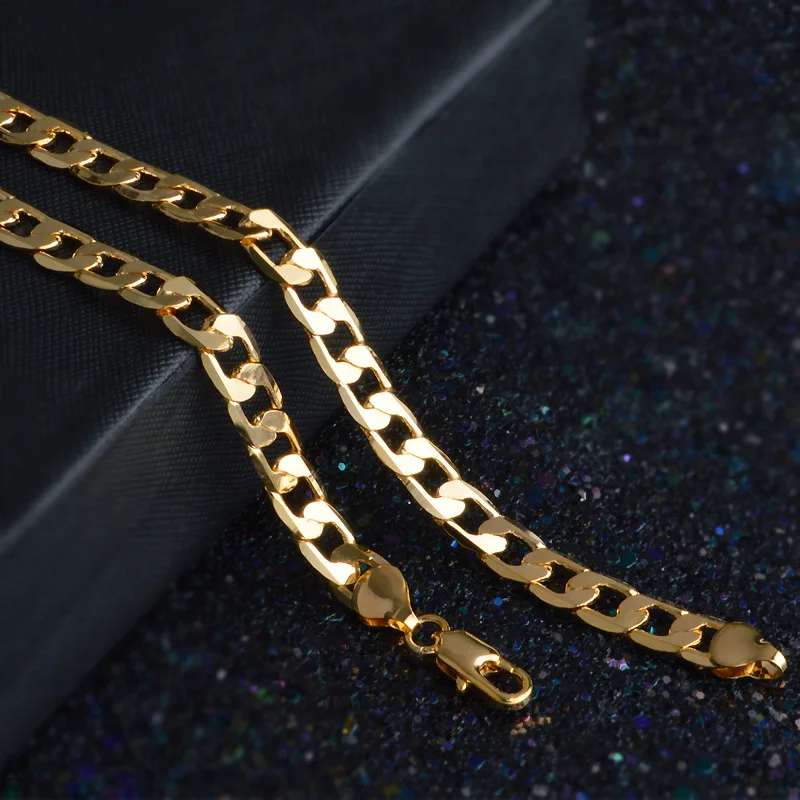 Colar de corrente lateral de 8 - Men'S Accessories Affordable avaliação e preço