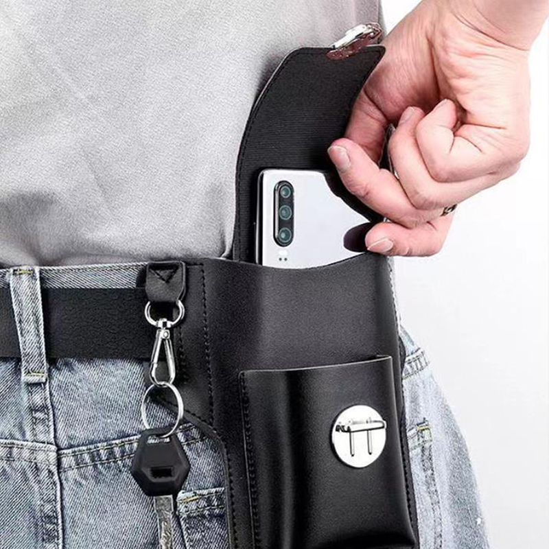 Bolsa de cintura de couro PU m - Men Accessories For Travel avaliação e preço