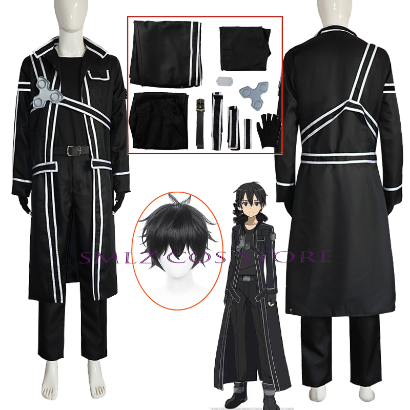 Kirigaya Traje Cosplay para Ho - Men Accessories Online avaliação e preço