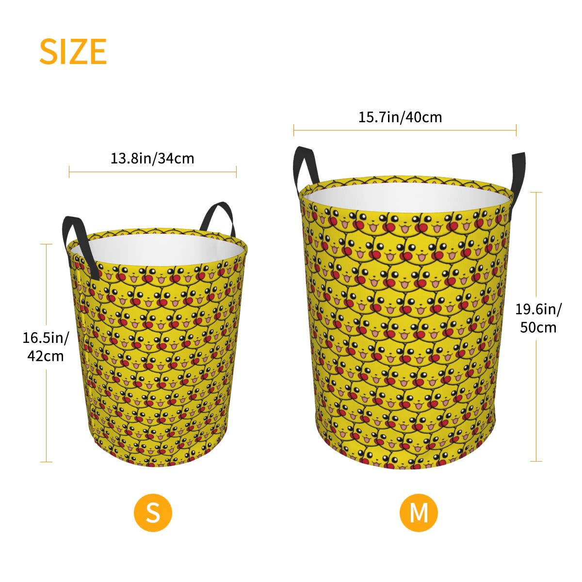 Cesto de roupa Pikachu com pad - Men Accessories Hamper avaliação e preço