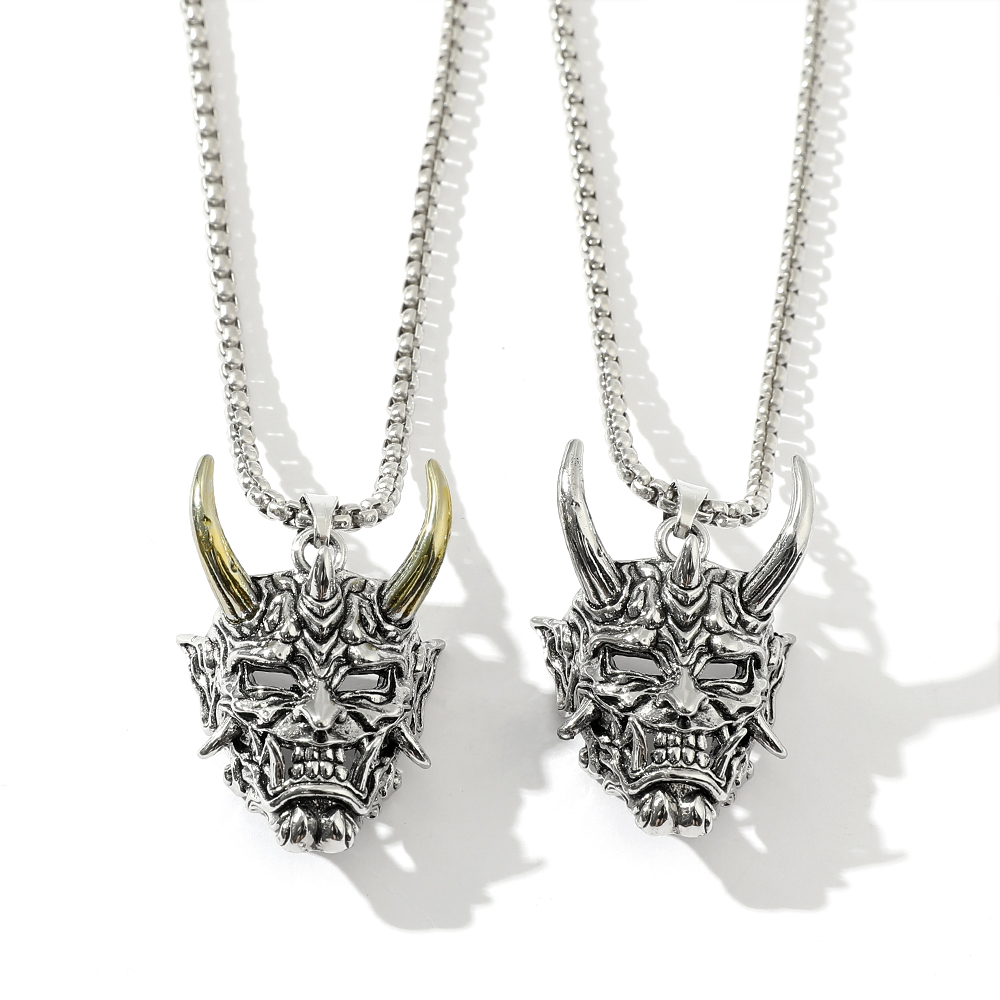 Colar com Pingente de Máscara  - Men Accessories Silver avaliação e preço