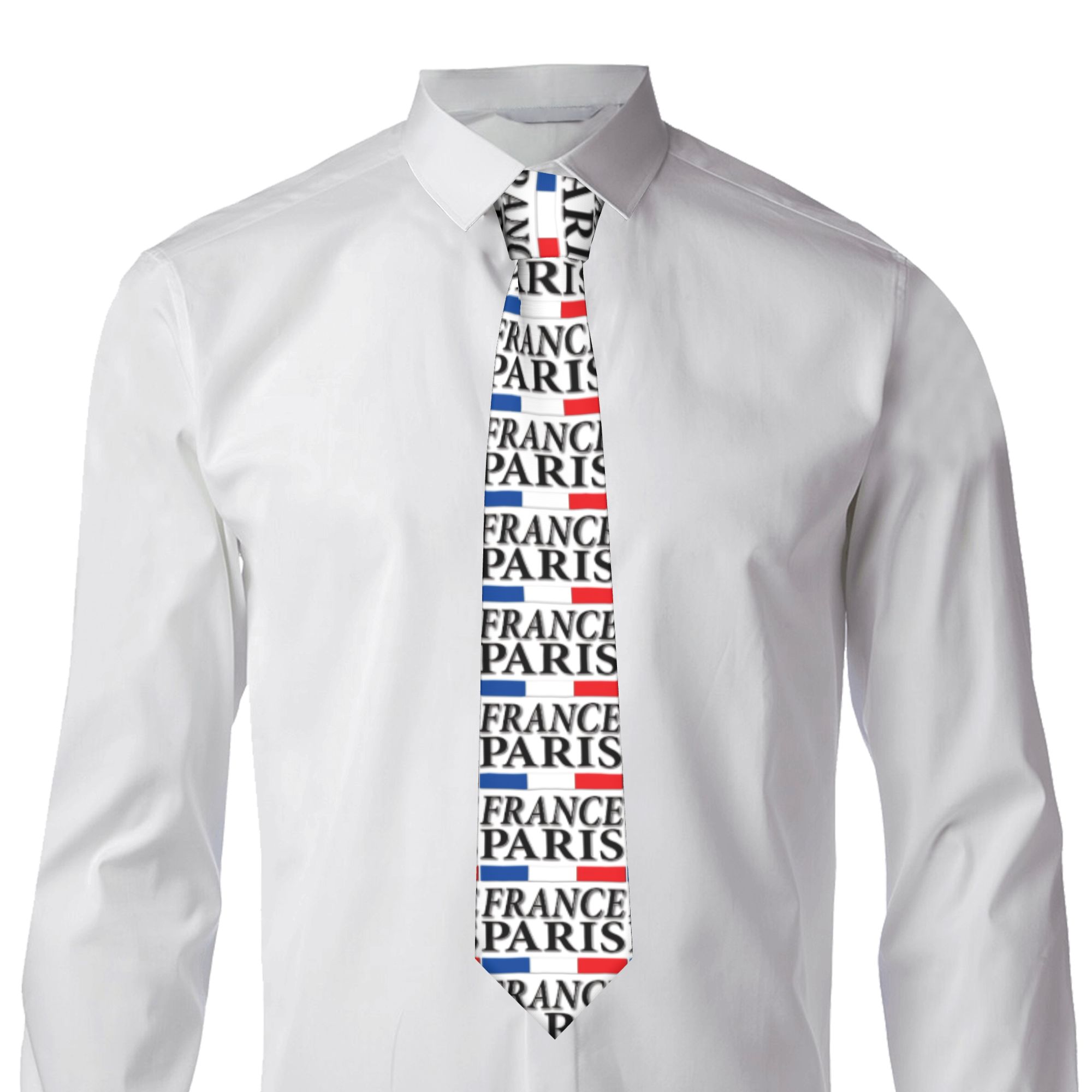 Gravata com bandeira francesa  - Men'S Accessories Paris avaliação e preço