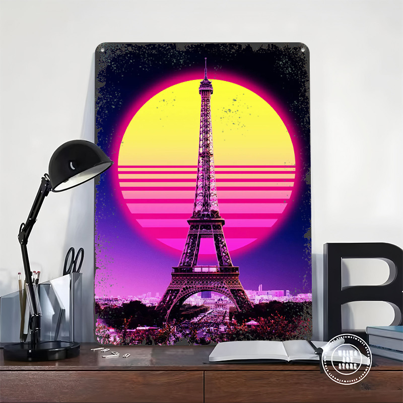 Placa de Metal Texturizada 3D  - Men'S Accessories Paris avaliação e preço